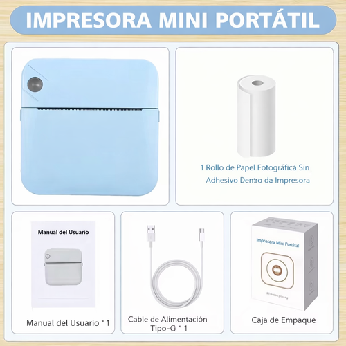 Impresora + 1 rollo