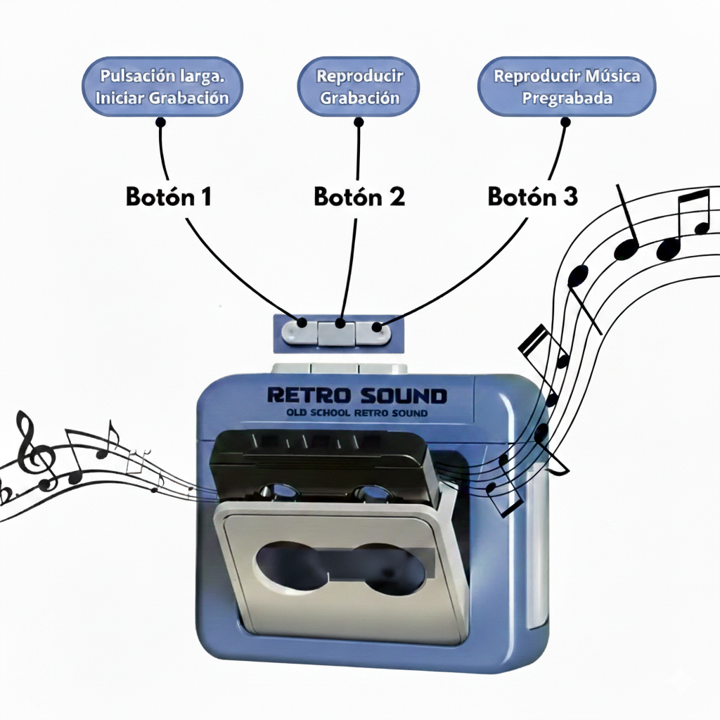 Llavero Retro Casete