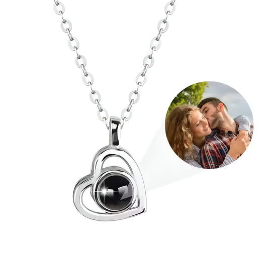 Collar de Corazón con Imagen