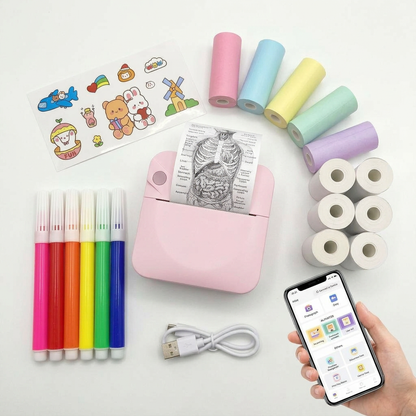 Mini Impresora Portátil Sin Tinta con Bluetooth